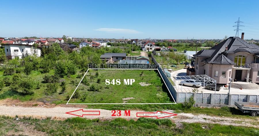 MAGURELE-VARTEJU, LOT 848 MP! - 2