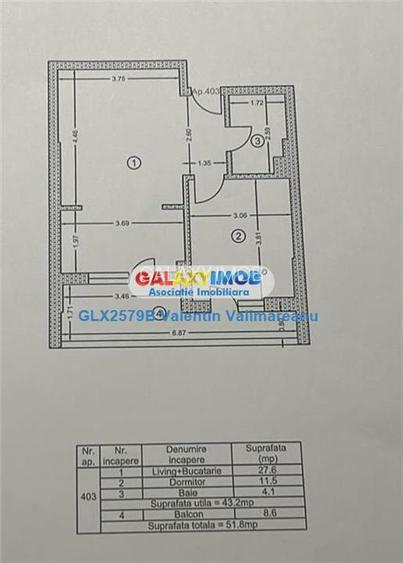 Apartament 2 Camere Nemobilat Popesti Leordeni COD 245 - 7