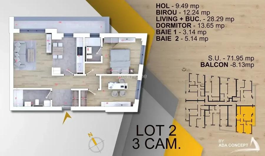 3 Camere Geam La Baie Vata Bazaltica Panouri Fotovoltaice - 3