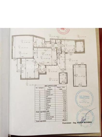 Apartament 3 camere, etajul 3/S+P+3+Pod,imobil cu lift,  zona Dacia - 7