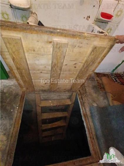 Casa taraneasca traditionala pe parter cu gradina si livada 1700mp in Gruiu, la - 18