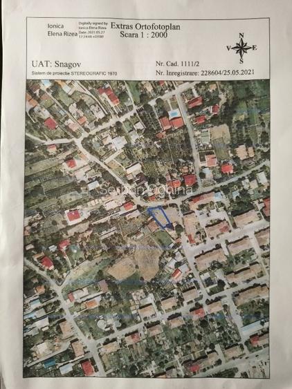 Teren Ghermănești (com. Snagov), 500mp, deschidere stradă 19m, toate utilitățile - 3