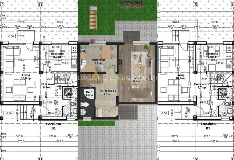 ULTIMA UNITATE DISPONIBILA - Casa Insiruita 4 camere - Gata de mutare - - 15