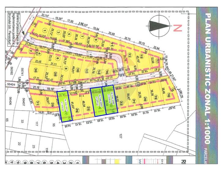Teren de vânzare – Paleu, județul Bihor | 3 parcele a câte 618 mp - 6