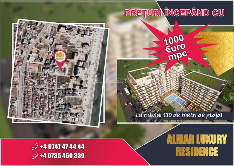 APARTAMENTE 2 CAMERE LA CHEIE-ALMAR LUXURY RESIDENCE-MAMAIA NORD - 3