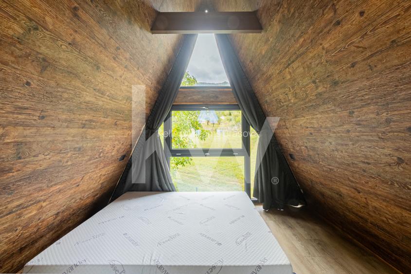 Afacere la cheie in inima naturii- Case smart A-Frame - 13