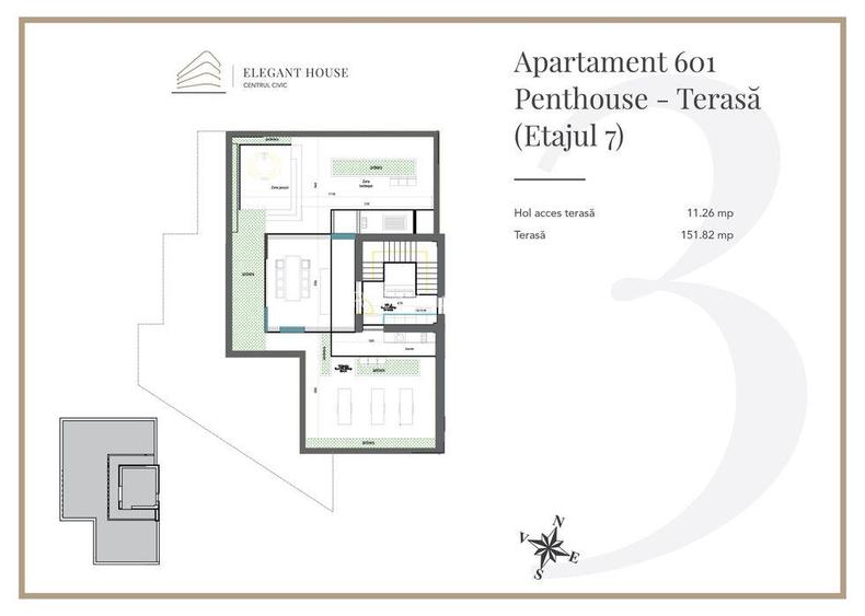 Penthouse Centrul Civic Brasov