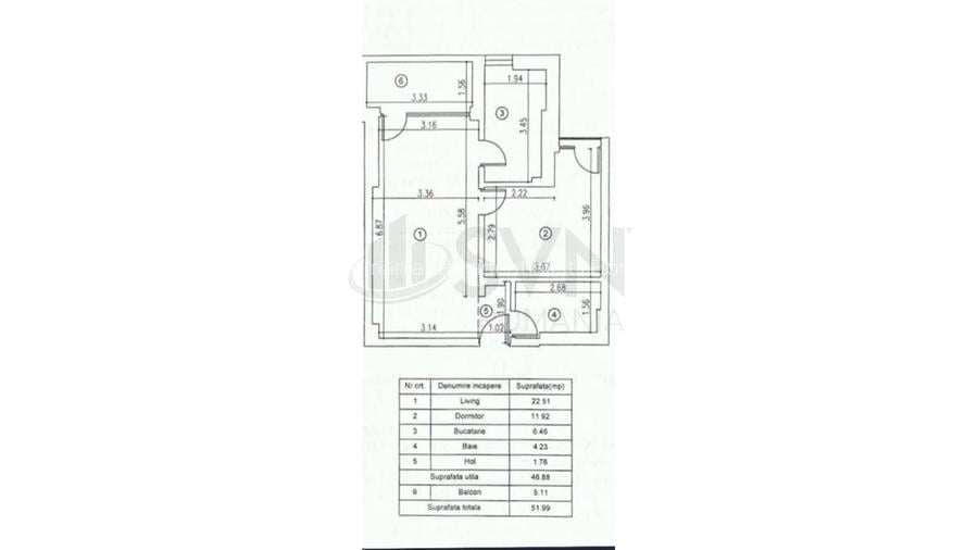 REA1028768 Apartament 2 camere de vanzare l Barbu Vacarescu - 10