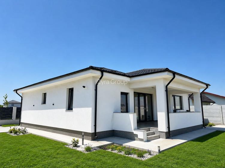 Casă parter Domnești, 3 dormitoare, 2 băi, teren generos 460 mp - 4
