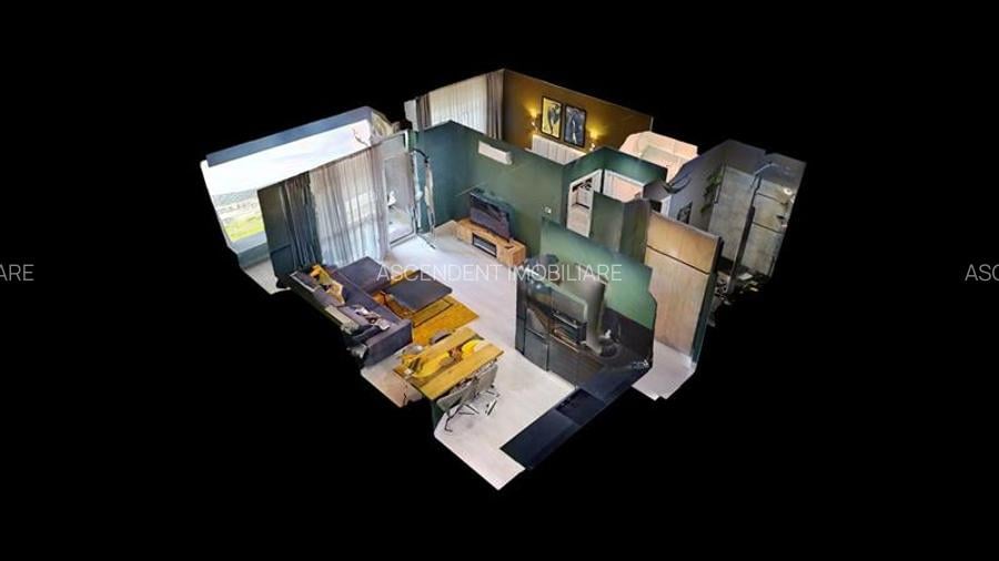 FILM!Boutique LUX, terasa cu view, design de colectie,dotari smart,mobilat, acce - 8