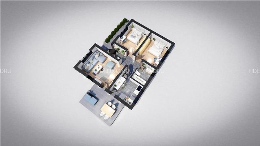 Casa cu 3 camere, 400mp, de vanzare in Miroslava-Ciurbesti. Comision 0 - 20