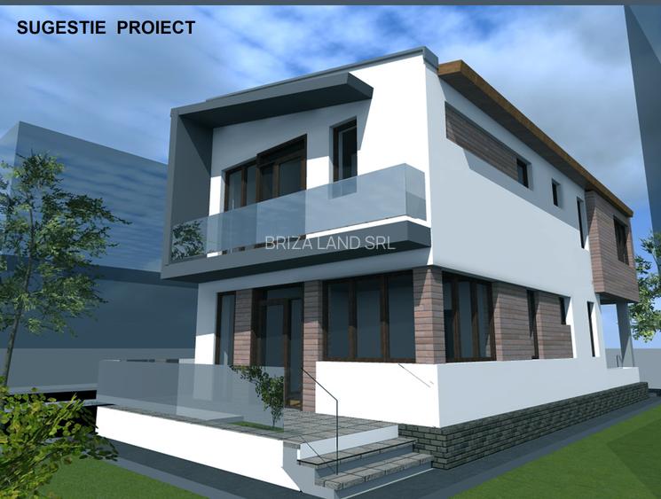 Bucurestii Noi, zona Laminorului, teren 200 mp, d=10m, casa demolabila - 2