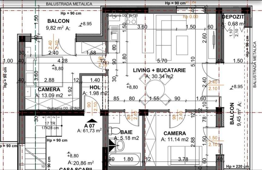 Apartament 3 camere pe Oașului - 8