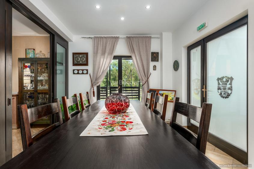 Casa de locuit sau vacanta 5 camere, 5 bai, 2600mp teren langa Humor - 5