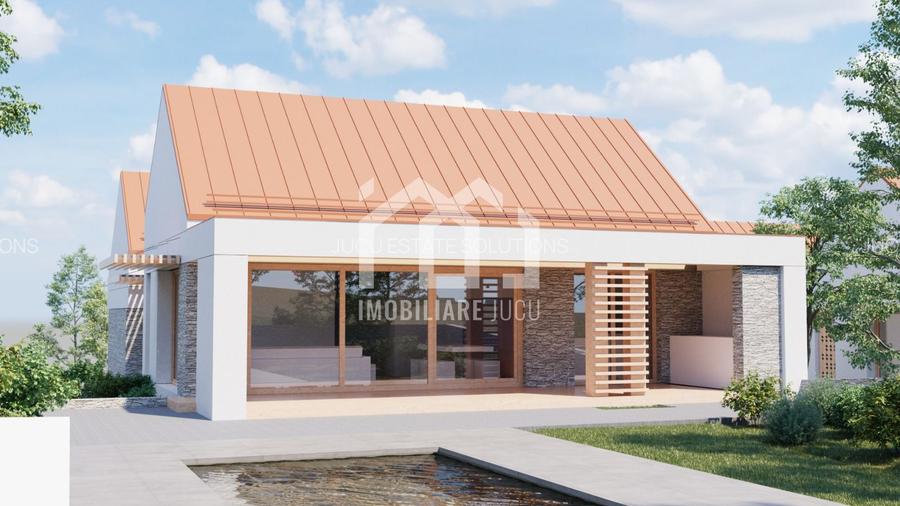 Pool Villas Jucu – Case premium cu piscină | Ansamblu privat | 350.000 - 2