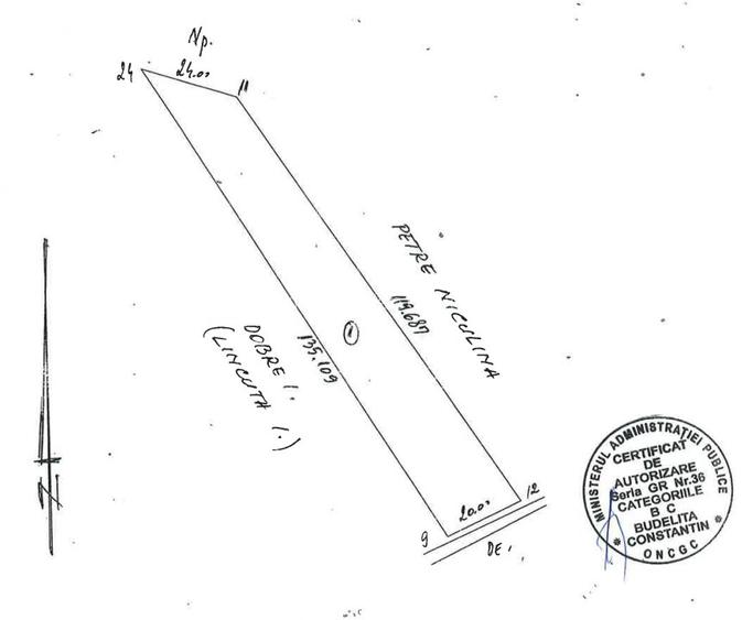 Teren intravilan de 982mp, comuna Adunatii Copaceni - 7