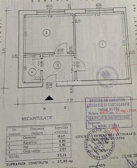 Exclusivitate !!! Garsoniera confort 1 decomandata bloc Metaplast - 10