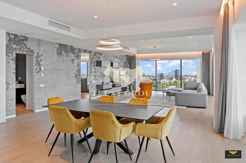 Apartament 4 camere One Floreasca | 222 mp | 4 bai | priveliste panoramica - 3