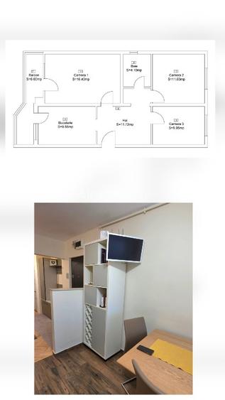 Apartament 3 camere, mobilat și utilat complet - Cal. Floresti nr. 3 - 16