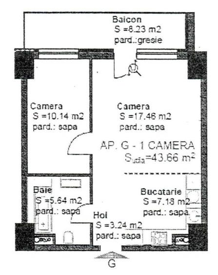 Apartament cu 2 camere  | Complexul Rezidențial Viva City - 1