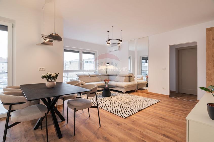 Apartament modern 3 camere, prima închiriere, loc parcare, Adora Park - 2