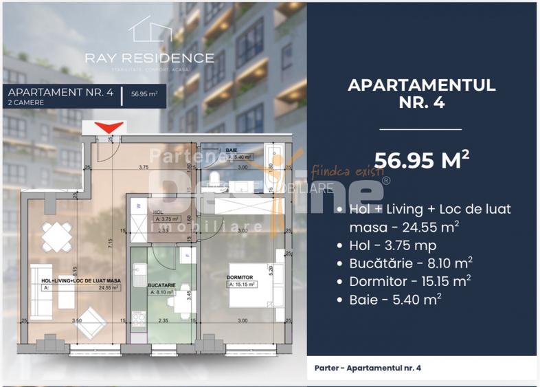 Apartament 2 camere, complex rezidențial - 4