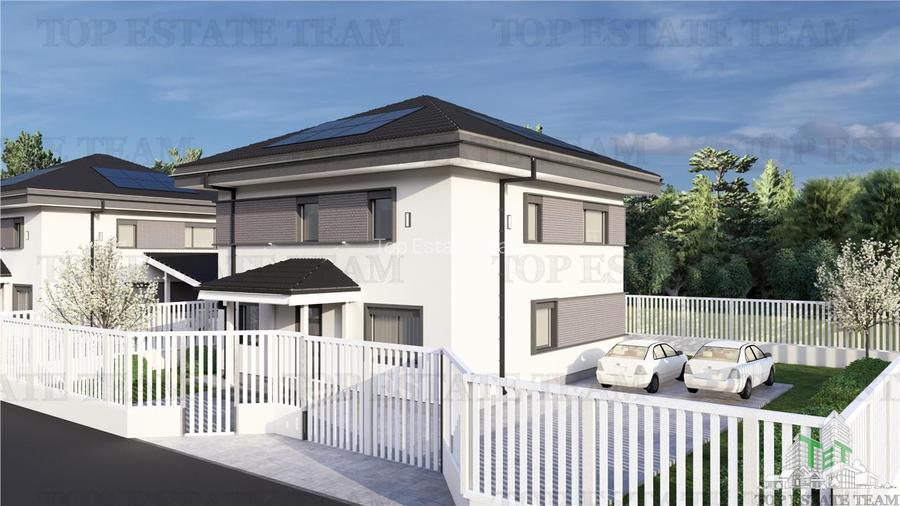 Vila de lux, independenta energetic, 255mp, 650mp teren, langa Padurea Snagov, j - 10