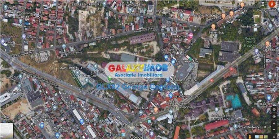 Vanzare teren1500mp , Unirii Casa Poporului, Uranus  POT 70%,CUT 3 - 2