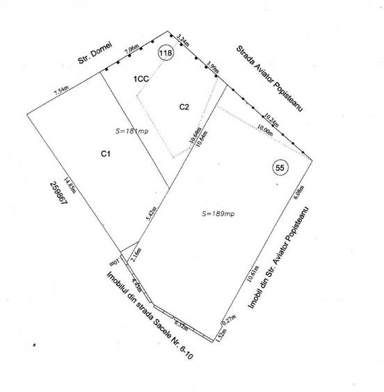 Domenii, bd. Expozitiei, stradal, teren 190mp, d=10.2m - 1