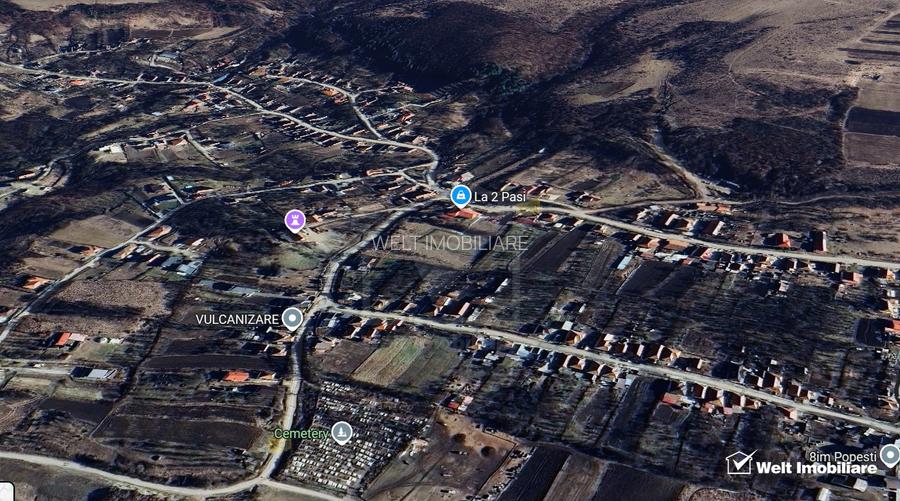 Teren pentru constructie Popesti Deal cu panorama, 620 mp - 2