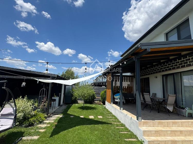 Casă individuală mobilată complet | 118 mp utili | Comuna Berceni