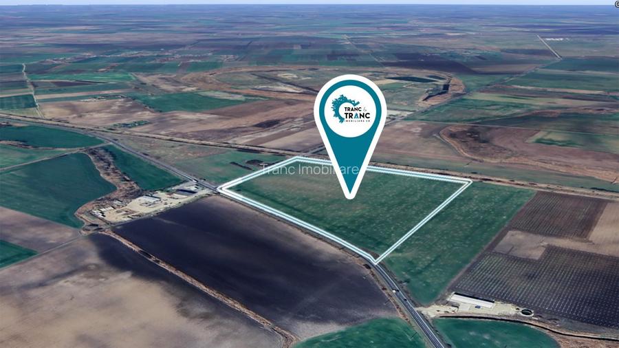Teren cu front stradal de 432 m la E68 la 3 km de autostrada - 3