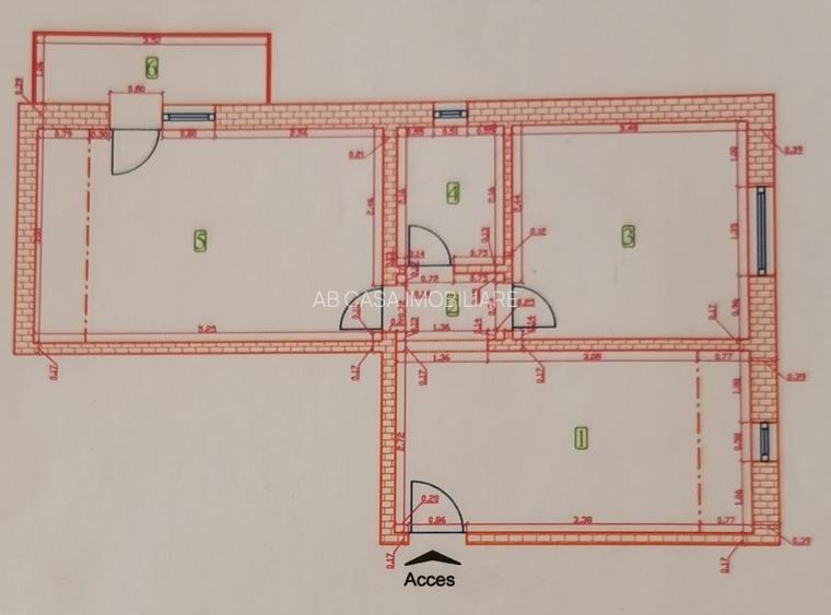 Apartament 3 camere, etajul 5, Mansardă, Aradului, mobilat și utilat, comision 0 - 2