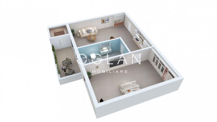 Studio nou, 39.23 mp utili + balcon - Zona Lacul lui Binder - 6