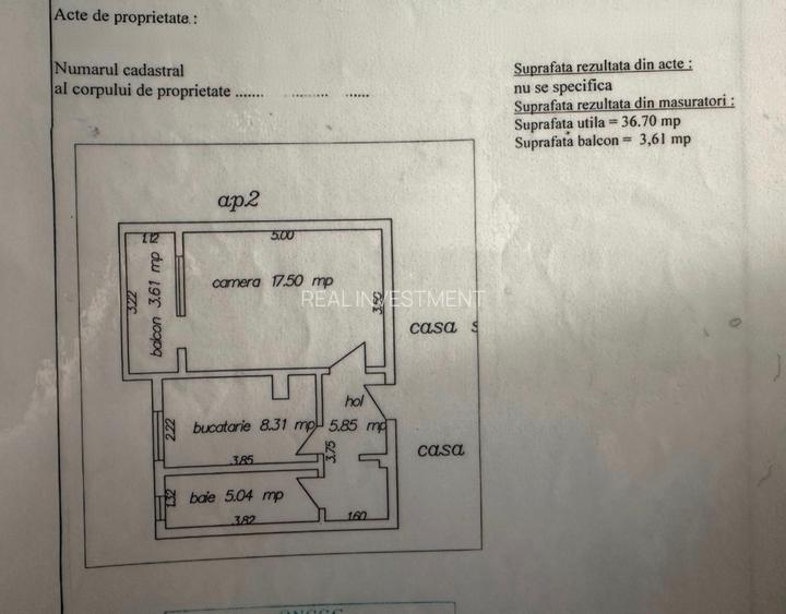 Garsoniera decomandata mobilata utilata KM 4-5 - 14