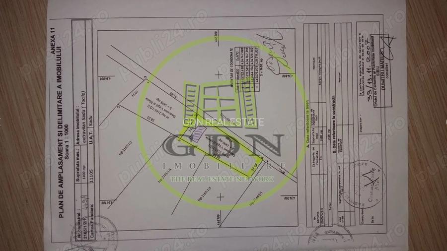 Teren intravilan-1400 mp- Tocile, Sadu - 8