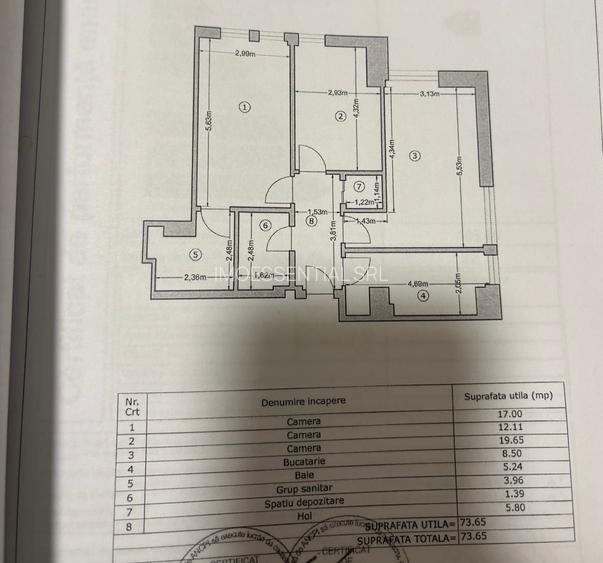 3 camere decomandat Drumul Tabere Moghioros Residence - 10