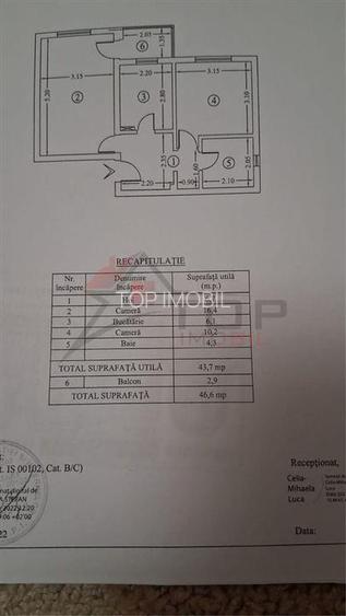 Galata - LIDL , 2 camere decomandat cu geam la baie - 8