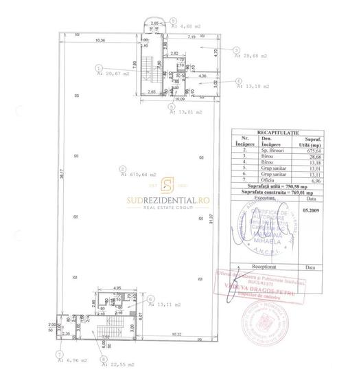 Cladire pe 3 niveluri, 2.200 mp, inchiriata integral, Brancoveanu, S4 - 17