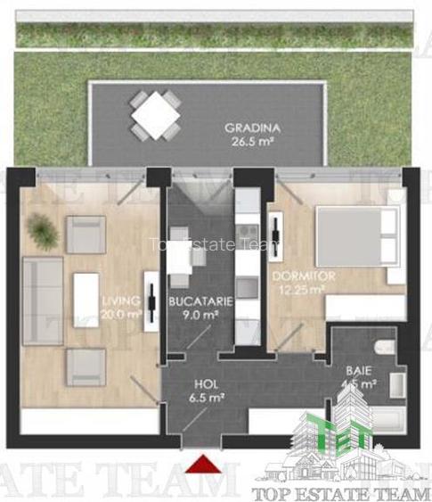 Ultimul apartament cu 2 camere de vanzare intr-un complex cu peste 1000 de apart - 6