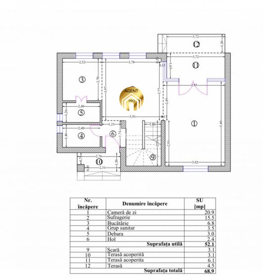 Casa P+1+Pod - 4 camere - 273mp Teren - Otopeni - 14