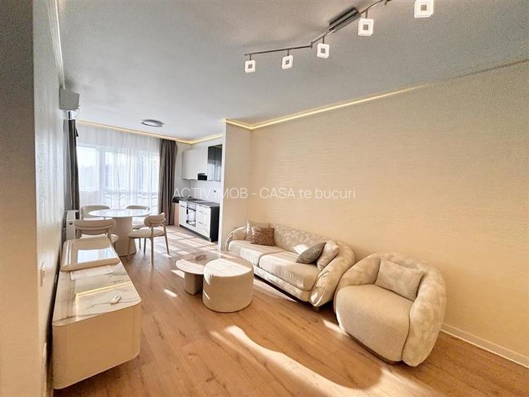 Apartament 3 camere bloc nou - 68 mp  util + balcon 10 mp - Mobilat si utilat - - 2