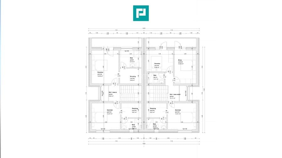 1/2 duplex în Giarmata, fază de proiect - 3
