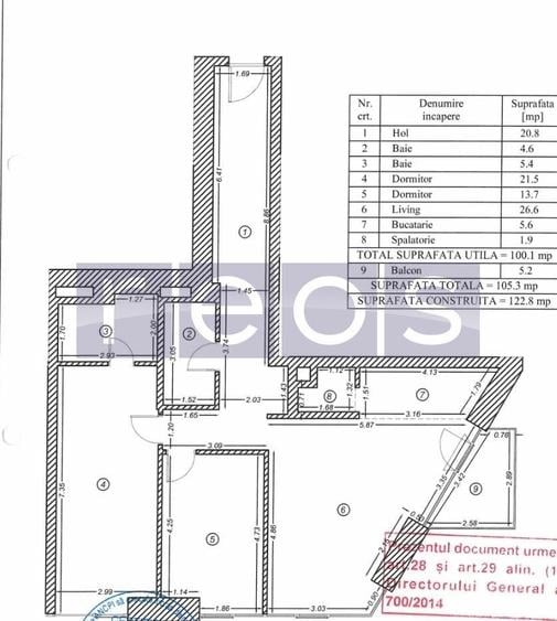 VANZARE 3 CAMERE | ONE VERDI | ETAJ SUPERIOR | 122 MP | LOC PARCARE | - 48