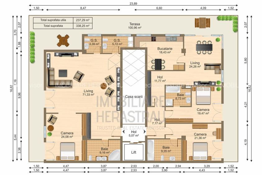 Gemini Penthouse | locuinta de lux in Satul Francez - 1