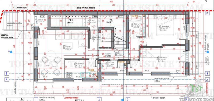Apartament 3 camere bloc boutique metrou Gorjului - 3