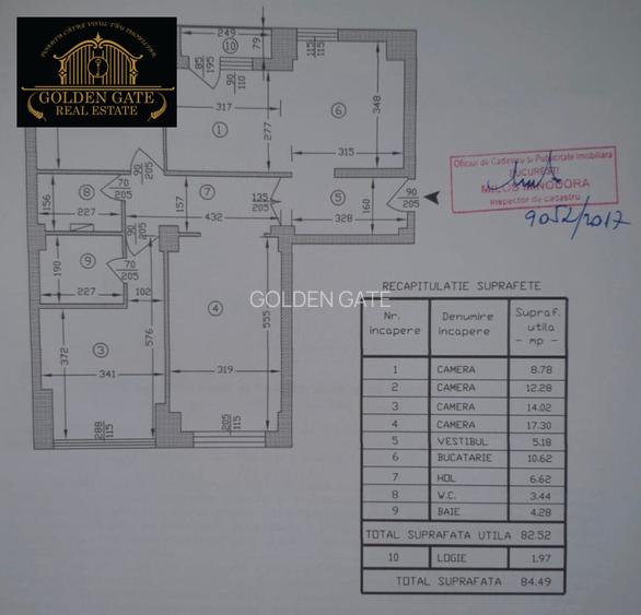 Margeanului | 4 Camere | Centrala |  - 2