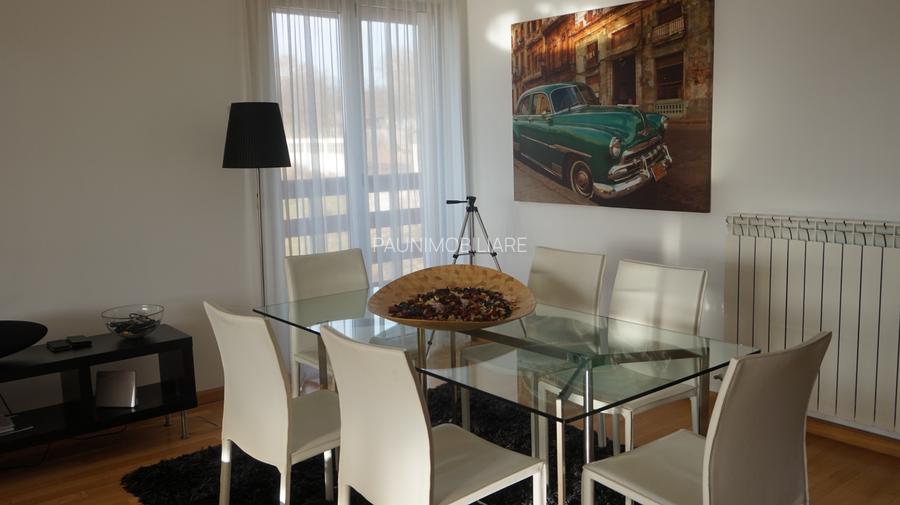 Apart. lux 3 camere,167mp cu vedere la lac+piscina,2 loc parcare,boxa Tancabesti - 16