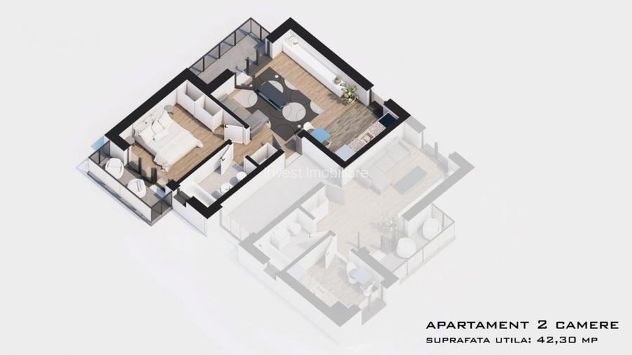 COMISION 0%! 2 CAMERE BLOC NOU PACURARI-REDIU - 3