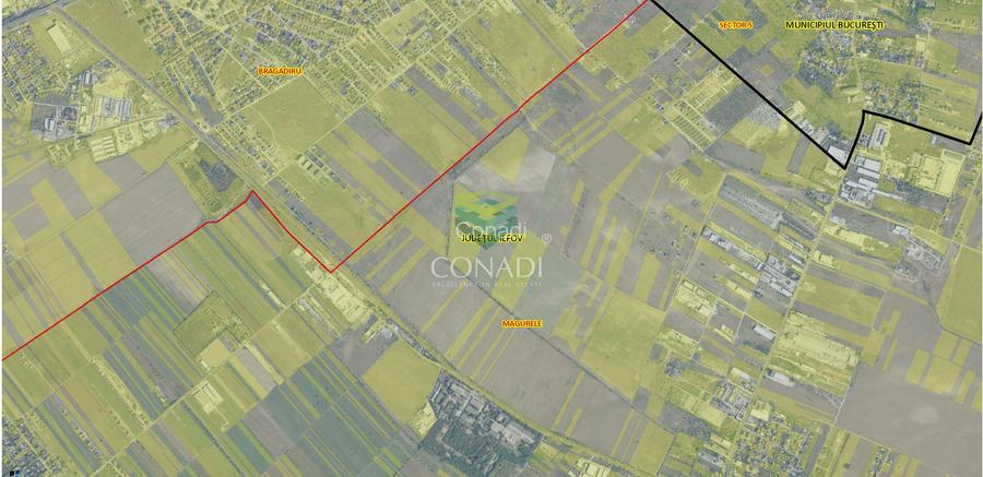 Teren cu PUZ aprobat pentru rezidential  zona Adora Urban Bragadiru - Magurele - 2